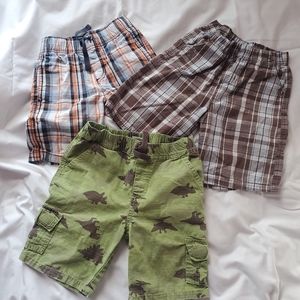 Lot of 3- Boys size 5/5T shorts